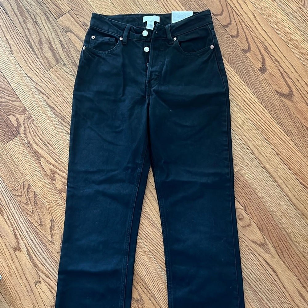 90’s Straight high waisted jeans